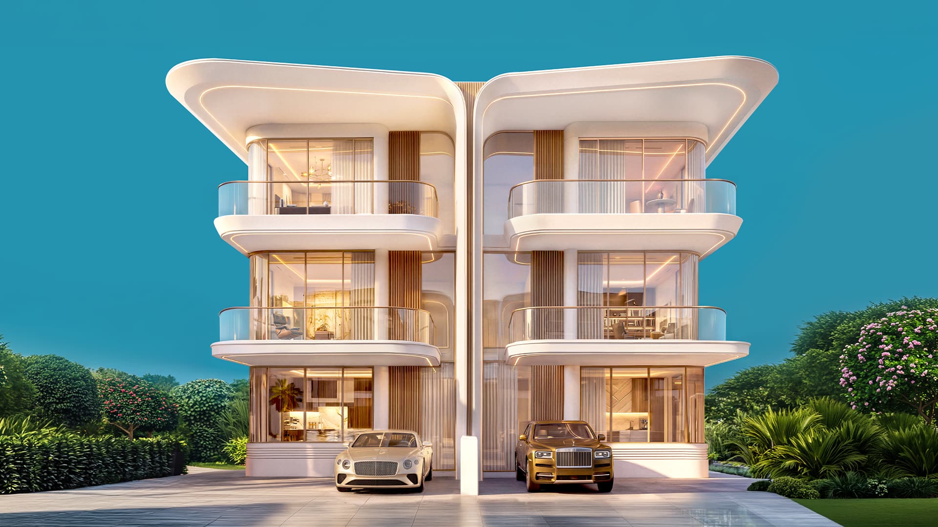 3 BHK Townhouse in Greenz BY DANUBE
